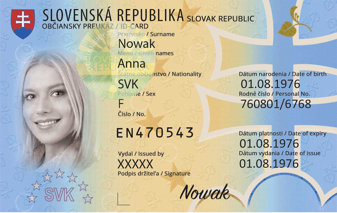 Słowacki Dowód Osobisty
